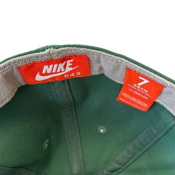 Nike Oregon Ducks Vintage Fitted Hat Green Unisex Size 7 - Picture 6 of 6